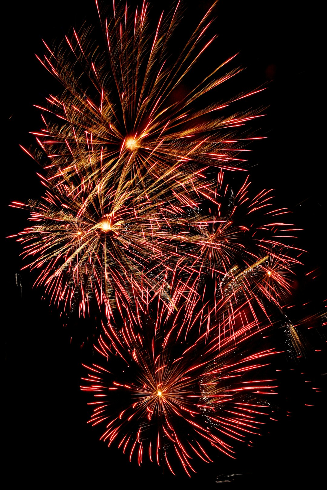 High-resolution red fireworks photo by Paul Morley in 4th of July | PictureHub